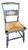 1960s Early American Chair With Woven Rush Seat For Sale
