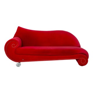 Gaudi Three-Seater Sofa in Fabric and Velvet from Bretz For Sale