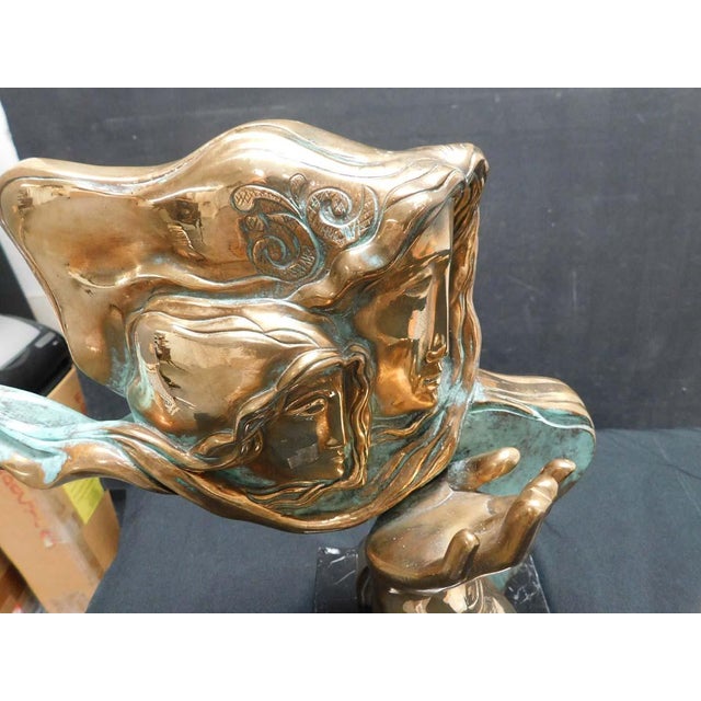 Sunol Alvar "Maternite" 1989Bronze Sculpture With Granite Base Signed For Sale - Image 13 of 17