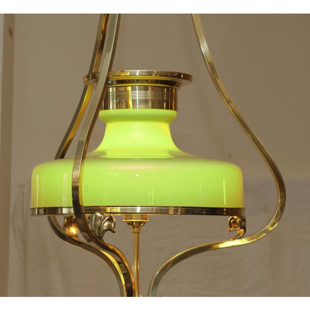 Art Nouveau Pendant Light, 1890s For Sale - Image 6 of 9
