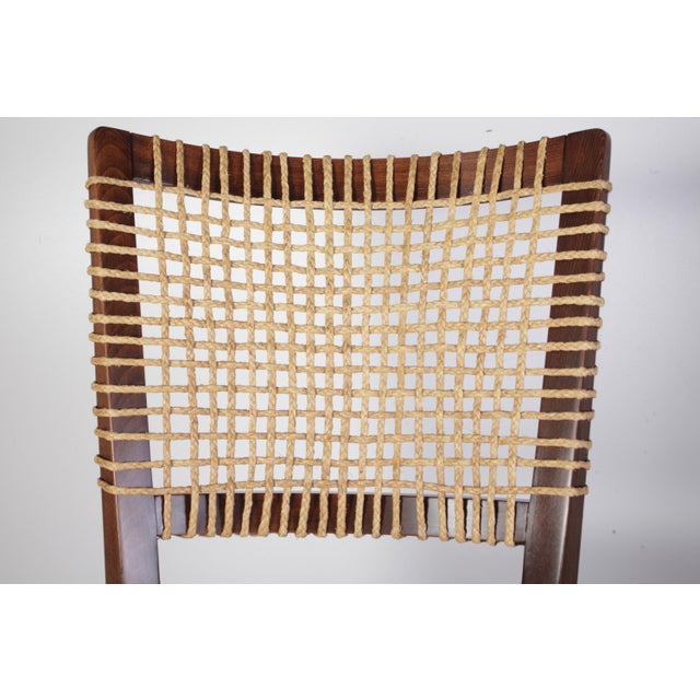 Raffia Woven Dining Chairs by Jan Vaněk for P.M.B., 1930s, Set of 4 For Sale - Image 15 of 18