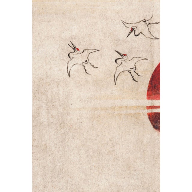 Vintage Japanese artwork reproduced from Album of Sketches (1814) by Katsushika Hokusai. This tranquil composition...