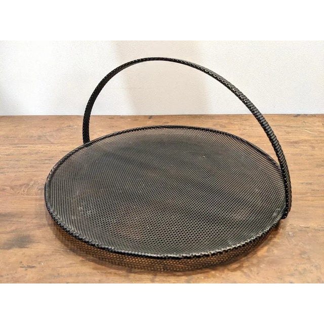 Black Metal Basket by Mathieu Mategot For Sale - Image 12 of 13