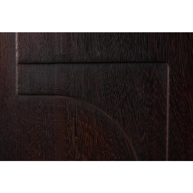 Nerone Ceccarelli, Large Abstract Sculpture: SC3, 1983, Brass, Copper & Wood For Sale - Image 6 of 16