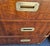Henredon Mid 20th Century Pair of Henredon Campaign Bachelor's Chests For Sale - Image 4 of 10