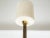 Italian Opaline Glass, Brass & Teak Pendant Lamp, 1950s For Sale - Image 12 of 13