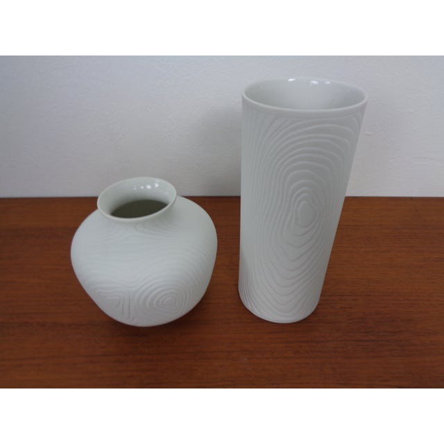 Mid-Century Op Art Vases from Hutschenreuther Tirschenreuth, 1960s, Set of 2 For Sale - Image 11 of 18