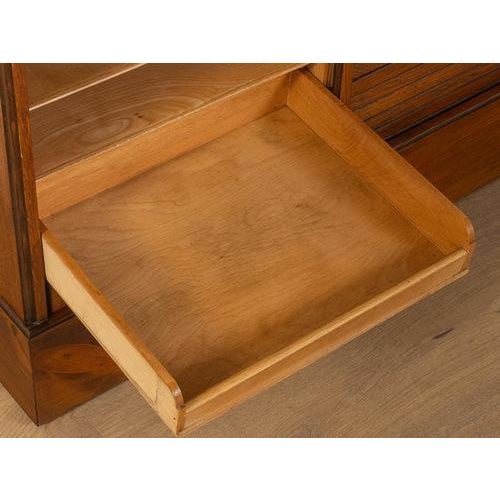 Brown Art Deco Roller Shutter Cabinet For Sale - Image 8 of 14