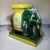 Mid-Century Modern Chinoiserie Ceramic Emerald Green Elephant Ashtray For Sale - Image 10 of 10