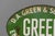 Antique Green Sign, 1900 For Sale - Image 3 of 6