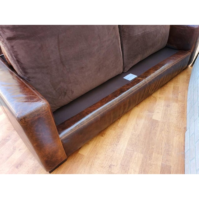 Restoration Hardware Classic Italian Brompton Cocoa Maxwell Leather