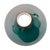 1920s Art Deco Banker/Poker Brass Hanging Ceiling Light W/ 10" Green Glass Shade For Sale - Image 9 of 13