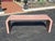 Mauve Post Modern Mauve Laminated Waterfall Sofa Table For Sale - Image 8 of 18