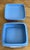 Wedgwood Mid to Late 20th Century Vintage Wedgwood Blue Jasperware Square Trinket Box For Sale - Image 4 of 9