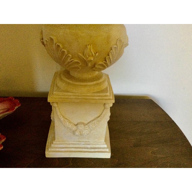 Vintage French Anduze Style Vases With Fruit Sculptures/Topiary, a Pair For Sale - Image 15 of 18