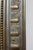Antique French Louis Philippe Style Mirror — Embossed Metal Over Wood, Original Foxed Glass, Late 19th/Early 20th Century For Sale - Image 4 of 9