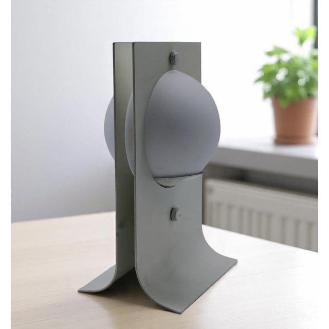 White Area Table Lamp by Neal Small, Italy, 1960s For Sale - Image 4 of 8