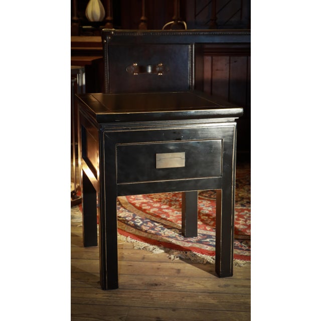 Vintage Canton Bedside Tables in Black Ash from Lombok, 2010s, Set of 2 For Sale - Image 13 of 18