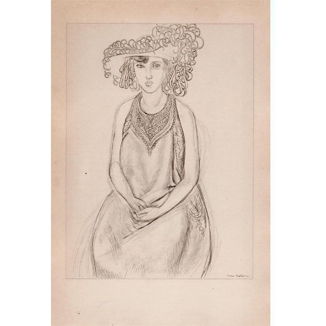Matisse, Sitting Girl, 1920, Lithograph For Sale - Image 11 of 11