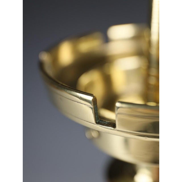18th Century Brass Ecclesiastical Pricket Candlestick, 17501800 by Unknown for Unknown, 1780 For Sale - Image 10 of 15