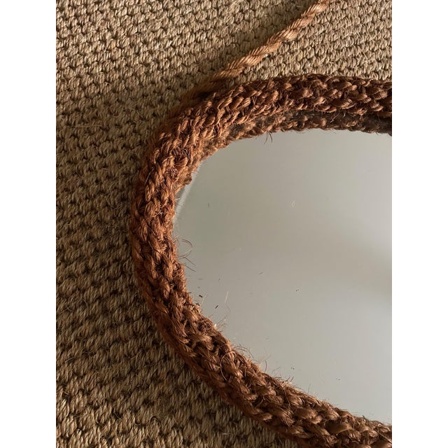 Mirror attributed to Audoux & Minet, 1960s, in Very Good conditions. Designed 1960 to 1969