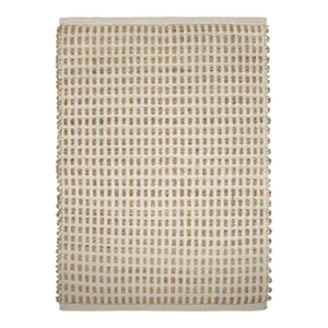 Rug & Kilim Natural Fiber Chunky Beige/Brown Rug, 8' x 8'