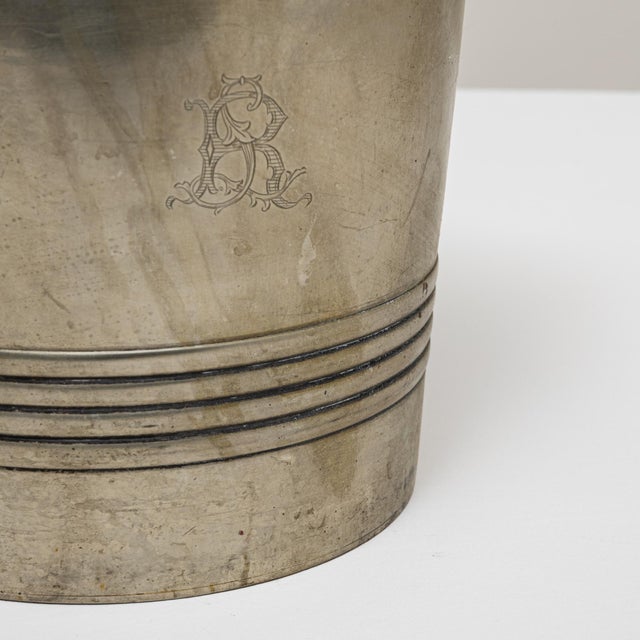 20th Century French Silver Plated Champagne Bucket For Sale - Image 9 of 18