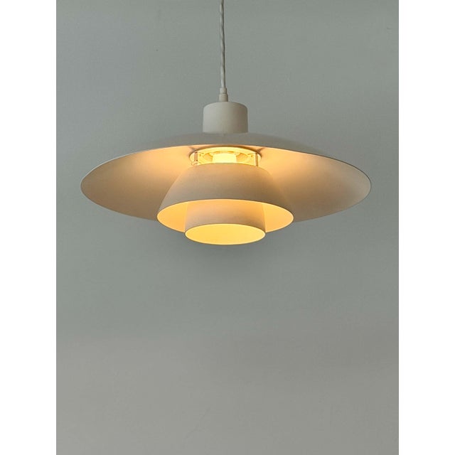 White PH 4/3 Pendant Lamp by Poul Henningsen for Louis Poulsen, Denmark, 1960s For Sale - Image 13 of 18