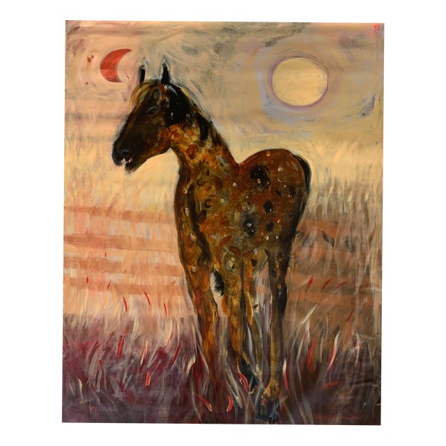Monika Rossa, A Horse, 2025, Oil on Canvas For Sale