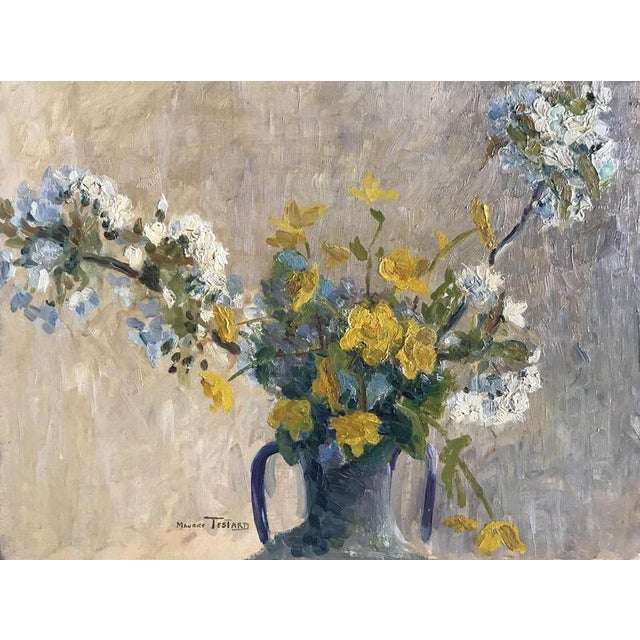 Maurice Testard, Bouquet, 1920, Oil on Canvas For Sale - Image 6 of 6