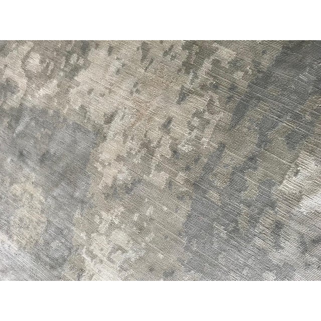 Early 21st Century Contemporary Abstract Kusafiri Eskayel Natural Silk Rug by Doris Leslie Blau For Sale - Image 5 of 8