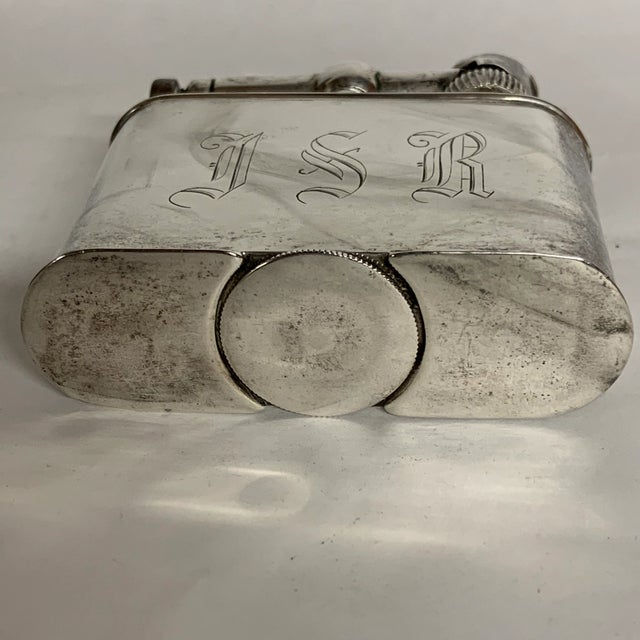 Vintage Mid-Century Sterling Silver Table Lighter For Sale - Image 9 of 11