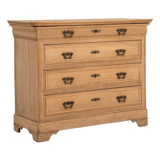 Oak Louis Philippe Chest Of Drawers For Sale
