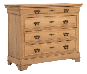 Oak Louis Philippe Chest Of Drawers
