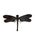 An elegant cast bronze dragonfly sculpture, capturing the fleeting grace of this iconic insect in a timeless and enduring...