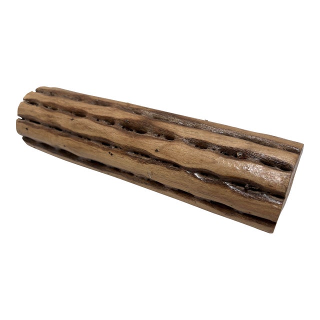 Petite Wood Tribal Brazilian Rain Stick Rattle For Sale