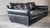 Restoration Hardware Lancaster Ebony Leather Luxe Sofa For Sale - Image 11 of 16