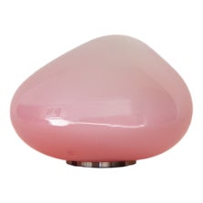 Haumea Convex S Flamingo Opaque Table Lamp by Simone Lueling for Eloa For Sale
