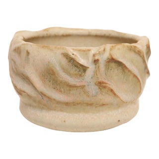 Small Studio Ceramic Matte Glazed Incised Ceramic Bud Vase by Deanna Nichols For Sale