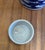 Ceramic Schoal Blue and With Fish Design Tall Ginger Jar For Sale - Image 7 of 7