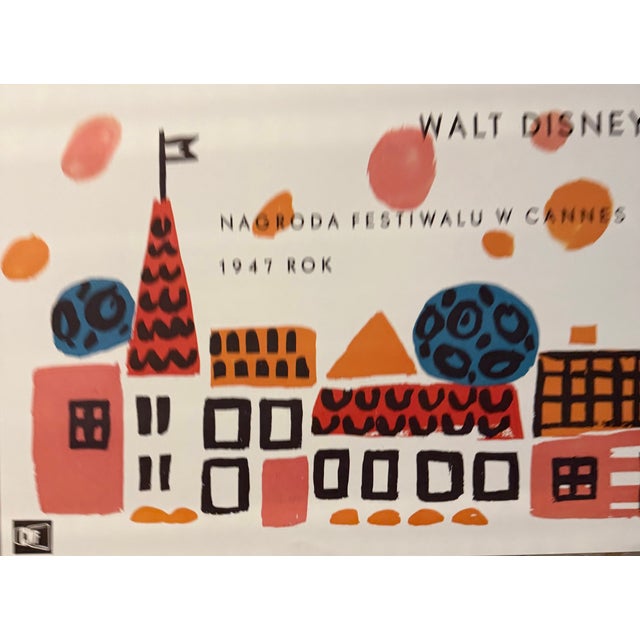 Orange A. Huskowska – Dumbo (1961), Official Limited Edition Reprint Poster No. 26, Printed in Poland For Sale - Image 8 of 8