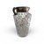 Metal Mid-Century Cut-Pattern Glass Vase with Ornate Metal Mount, 1950s For Sale - Image 7 of 12