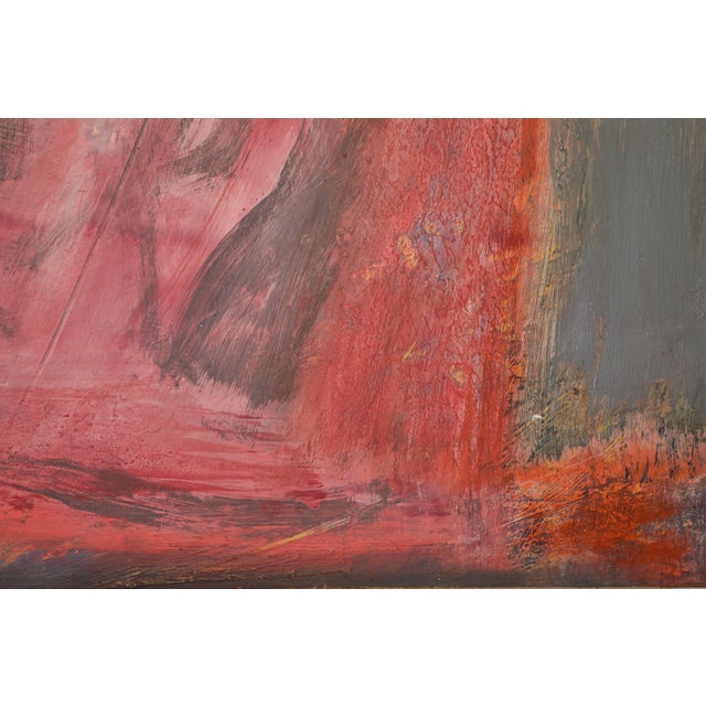 Home | Original Abstract Oil on Panel by S. Massaux For Sale - Image 9 of 16