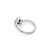 Contemporary 14k White Gold Halo Engagement Ring With ~1ct Natural Diamond - Size 5.5 For Sale - Image 3 of 7