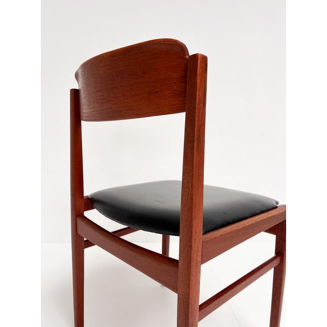 Mid-Century Danish Dining Chairs attributed to Henning Kjærnulf for Korup Stolefabrik, 1960s, Set of 4 For Sale - Image 14 of 18