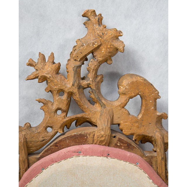 19th Century Rococo Italian Carved Giltwood Headboard For Sale - Image 18 of 18