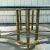 Mastercraft 1970s Vintage Brass and Glass Racetrack Coffee Table by Bernhard Rohne for Mastercraft, Made in Italy For Sale - Image 4 of 13