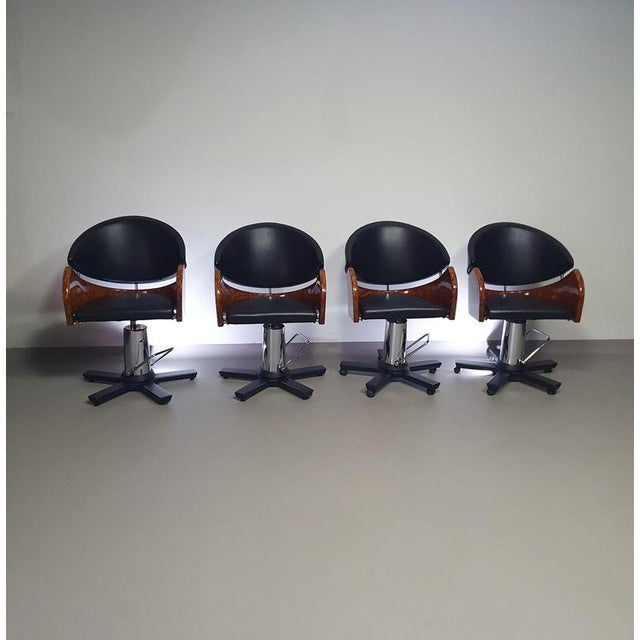 Italian Postmodern Chairs, 1980s, Set of 4 For Sale - Image 14 of 14