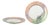 Savane Dinner Plates in Faience from Gien, France, 1980s., Set of 3 For Sale