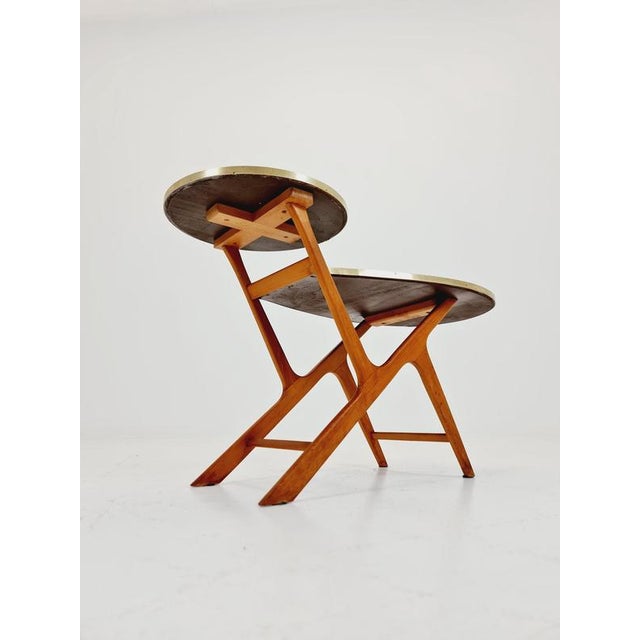 Large Mid-Century Minimalist German Plant Stand from Opal, 1950s For Sale - Image 11 of 17